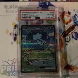 Pokemon Mew ex Special Art Rare Holo SV4a 347/190 PSA 10 Japanese - Image 1