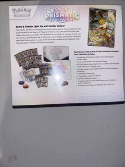Pokemon TCG S&V Prismatic Evolutions ETB Elite Trainer Box FACTORY SEALED - Image 2