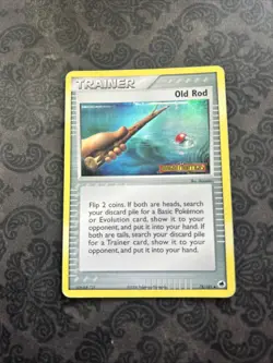 Old Rod - 78/101 - EX - Stamped Reverse Holo - EX: Dragon Frontiers - Pokemon - Image 1