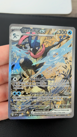 Greninja ex SVP132 Full Art Illustration Black Star Promo Pokemon TCG - NM - Image 2