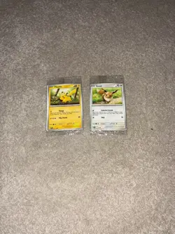 Pokemon Scarlet & Violet 151 | Eevee and Pikachu Together Promo | SEALED 🔥 - Image 1