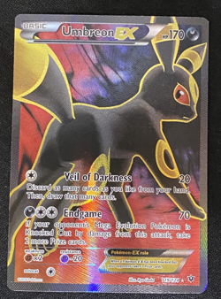 Umbreon Ex (Full Art) - 119/124 Ultra Rare - Pokemon TCG XY - Fates Collide - LP - Image 1