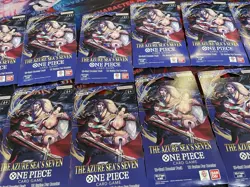 One Piece OP14-EB04 Azure Sea's Seven Booster Packs English Lot Of 12 - Image 2