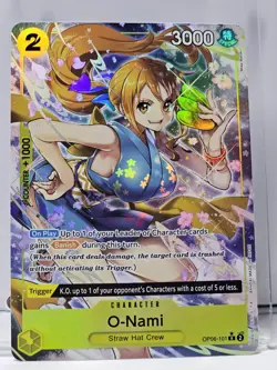 O-Nami (Alternate Art) OP06-101 Wings of the Captain Foil - Image 1