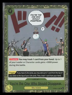 You're the One Who Should Disappear Wings of the Captain #OP06-115 - Image 1