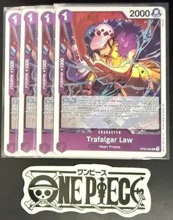 Trafalgar Law R OP09-069 - Emperors In The New World - One Piece TCG Playset 4x - Image 1
