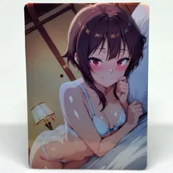 Konosuba Megumin Goddess Anime Waifu ACG Foil Card - Image 1