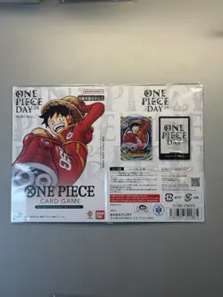 ONE PIECE DAY 2024 Luffy Promo Set Sealed Japanese Card Game Monkey D Luffy - Image 1