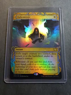 MTG Ephemerate Strixhaven: Mystical Archives Foil Card - Unplayed In Top Loader - Image 1