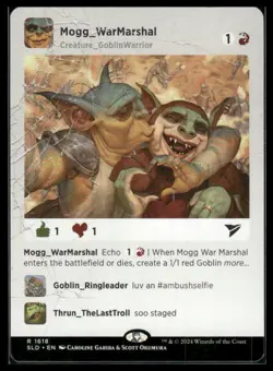 MTG Secret Lair Drop Series Mogg War Marshal #1618 NM - Exact Card Shown - Image 1