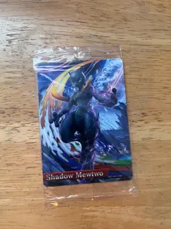 Sealed Shadow Mewtwo Amiibo Card Pokken Tournament Wii U Pokemon 2016 - Image 1