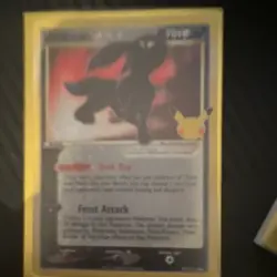 Pokemon Umbreon Star 17/17 Celebrations Classic Collection Holo Card TCG - Image 1