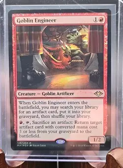 Goblin Engineer Modern Horizons MTG Foil Near Mint - Image 3