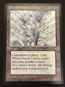 Glacial Chasm - MTG - Ice Age LP Magic - Image 1