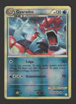Gyarados Shiny Reverse Holo HeartGold & SoulSilver 123/123 ITA – Carta Pokemon - Image 1