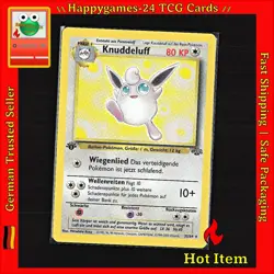 Knuddeluff - 1. Edition - Pokemon Karte TCG WOTC 32/64 Non Holo Dschungel /Y91 - Image 1