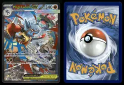 Mega Lucario ex 179/132 Mega Evolution MEG Special Illustration Rare Pokemon LP - Image 3