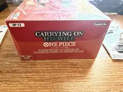 Carrying On His Will Booster Box OP-13 One Piece TCG (Sealed) + 2 Treasure Packs - Image 3
