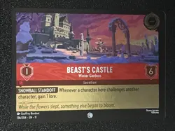 Disney Lorcana Winterspell Beast's Castle - Winter Gardens Cold Foil 136/204 NM - Image 1
