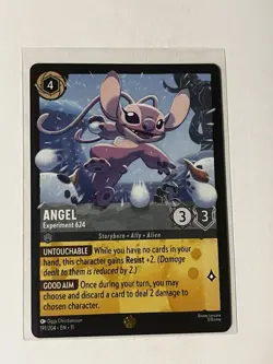 Disney Lorcana Fabled - Angel Experiment 624 Legendary 191/204 - Image 1