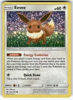 Eevee Miscellaneous Cards & Products General Mills Promo Pokemon Lightly played - Image 1