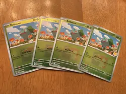 Bulbasaur 001/132 MEG 2026 Pokemon Day League Promo PLAY Stamp Pokemon Card X 4 - Image 1