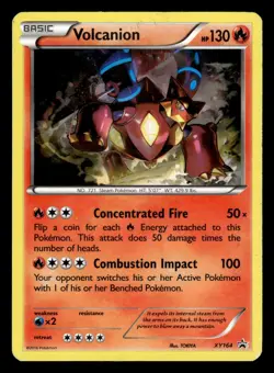 Volcanion XY164 Holo Black Star Promo Pokemon Card - Image 1