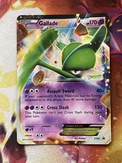 Gallade EX XY45 Ultra Rare Black Star Promo Pokemon Card - Image 1
