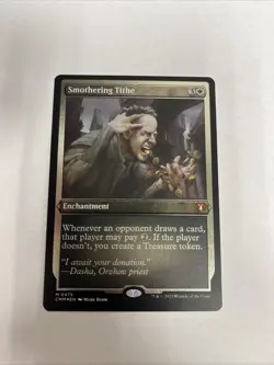 Smothering Tithe Foil Etched Card #0473 MTG LP - Image 1