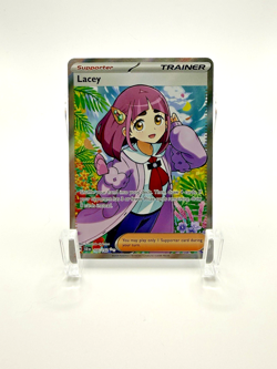 Pokemon TCG Lacey Card 166/142 Ultra Rare Stellar Crown NM - Image 1