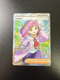 Pokemon TCG Lacey Card 166/142 Ultra Rare Stellar Crown NM - Image 3