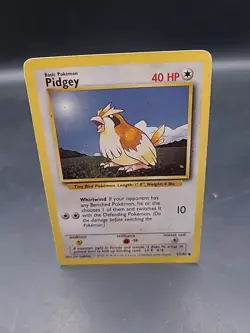 Pidgey 57/102 Common Unlimited Base Set Pokemon Card HP (27) - Image 1