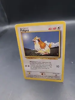 Pidgey 57/102 Common Unlimited Base Set Pokemon Card HP (27) - Image 3