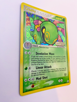 Pokemon Card - Reverse-Holo Cradily 3/92 EX Legend Maker *LP* Rare - Image 5