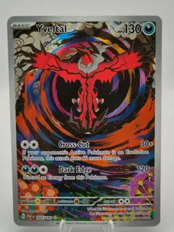 Yveltal 205/182 Pokemon Card - SV04: Paradox Rift Illustration Rare - NM - Image 1