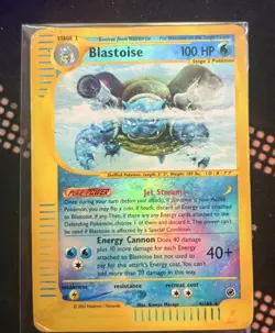 Blastoise 4/165!! Expedition 2002 Rare Holo e-Series Pokemon Card TCG - Image 1