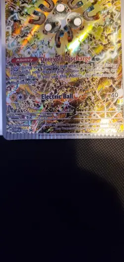 Pokemon Magneton Promo Holo Card CRIMP ERROR - Image 2