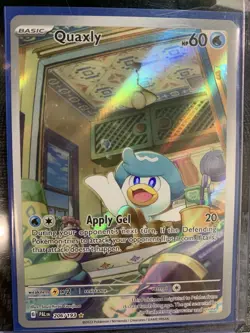 Pokemon Quaxly Illustration Rare Holo Card Sv02: Paldea Evolved 206/193 - Image 2