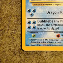 Pokemon TCG Gyarados Holo 6/102 Base Set Card LP Condition - Image 2