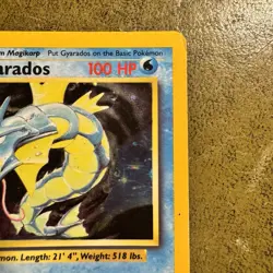 Pokemon TCG Gyarados Holo 6/102 Base Set Card LP Condition - Image 4