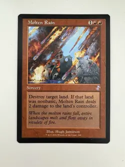 Molten Rain Retro Frame MTG Magic the Gathering Card NM Near Mint TSR - Image 1