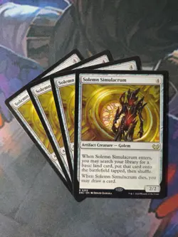Solemn Simulacrum x 4 | 7% Off 2+ | Duskmourn | NM | MTG - Image 1