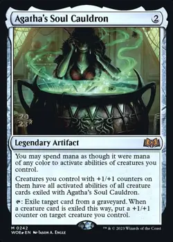 [1x] Agatha's Soul Cauldron - Foil - Prerelease Promo Near Mint, English Wilds o - Image 1
