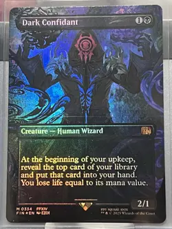 Dark Confidant | Final Fantasy (334) | Borderless | Foil | M | Magic MTG - Image 4
