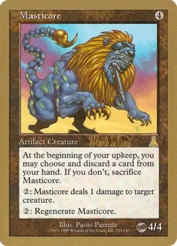Masticore (#mlp134sb) World Championship Decks 1999 HP MTG - Image 1