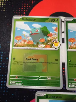 3x Bulbasaur 2026 Pokemon Day Pokemon TCG Card - Image 2