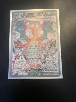 Pokemon TCG Obsidian Flames Charizard EX 223/197 Special Illustration Rare - Image 1