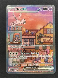 Mew EX 053 - Scarlet & Violet Promo 151 Full Art Holo Pokemon Card - NM - Image 1