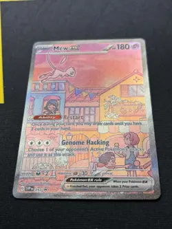 Mew EX 053 - Scarlet & Violet Promo 151 Full Art Holo Pokemon Card - NM - Image 4