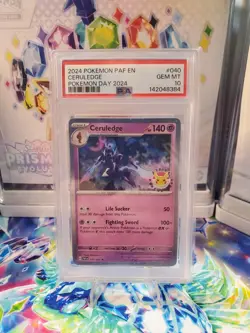 PSA 10 - MINT - 2024 Pokemon Ceruledge #040/091 Promo, Pokemon Day 2024 - Image 1